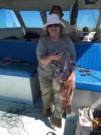 ^ CHRISSY with 19 kg Dhufish